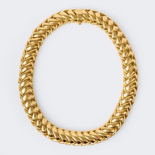 Schweres Gold-Collier