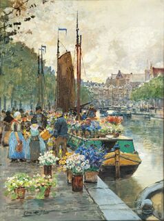 Flower Market in Holland