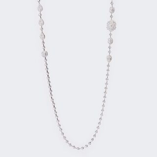 A very long Diamond Necklace