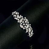 A high-carat, fine-white Diamond Bracelet - image 2