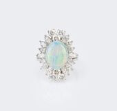 Opal-Brillant Ring - Bild 1