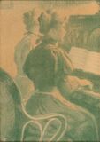 Antonia Eitner and her Sister playing Piano - image 1