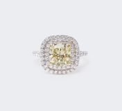 A Fancy Diamond Ring - image 1