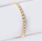 A fine-white Diamond Bracelet