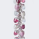 A 'Mikado Flamenco' Gold Bracelet with Pink Sapphires, Diamonds and Pink-Tourmaines - image 2