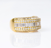 Diamant-Brillant-Bandring - Bild 2