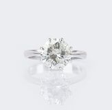 A highcarat Solitaire Diamond Ring - image 1