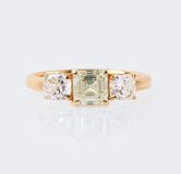 Feiner Fancy-Diamant-Ring - Bild 1