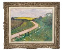 Landscape with blossoming Rapeseed - image 2