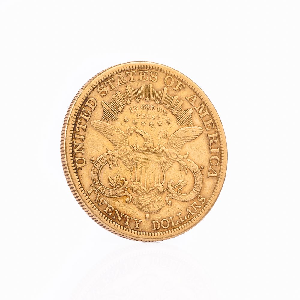A Gold Coin '20 Dollar American Liberty Head 1879' - image 2