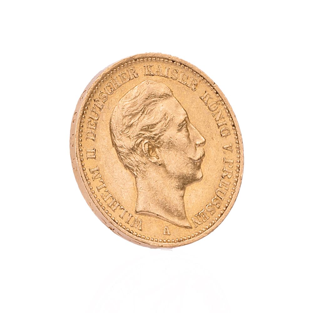 Satz von 12 Goldmünzen '20 Mark Deutsches Reich' Satz von 12 Goldmünzen '20 Mark Deutsches Reich'