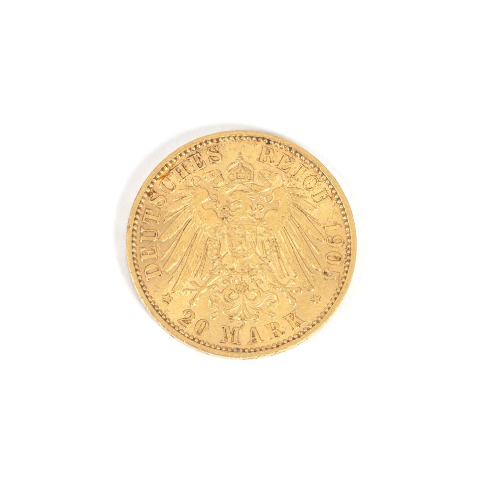 Satz von 12 Goldmünzen '20 Mark Deutsches Reich' - Bild 5