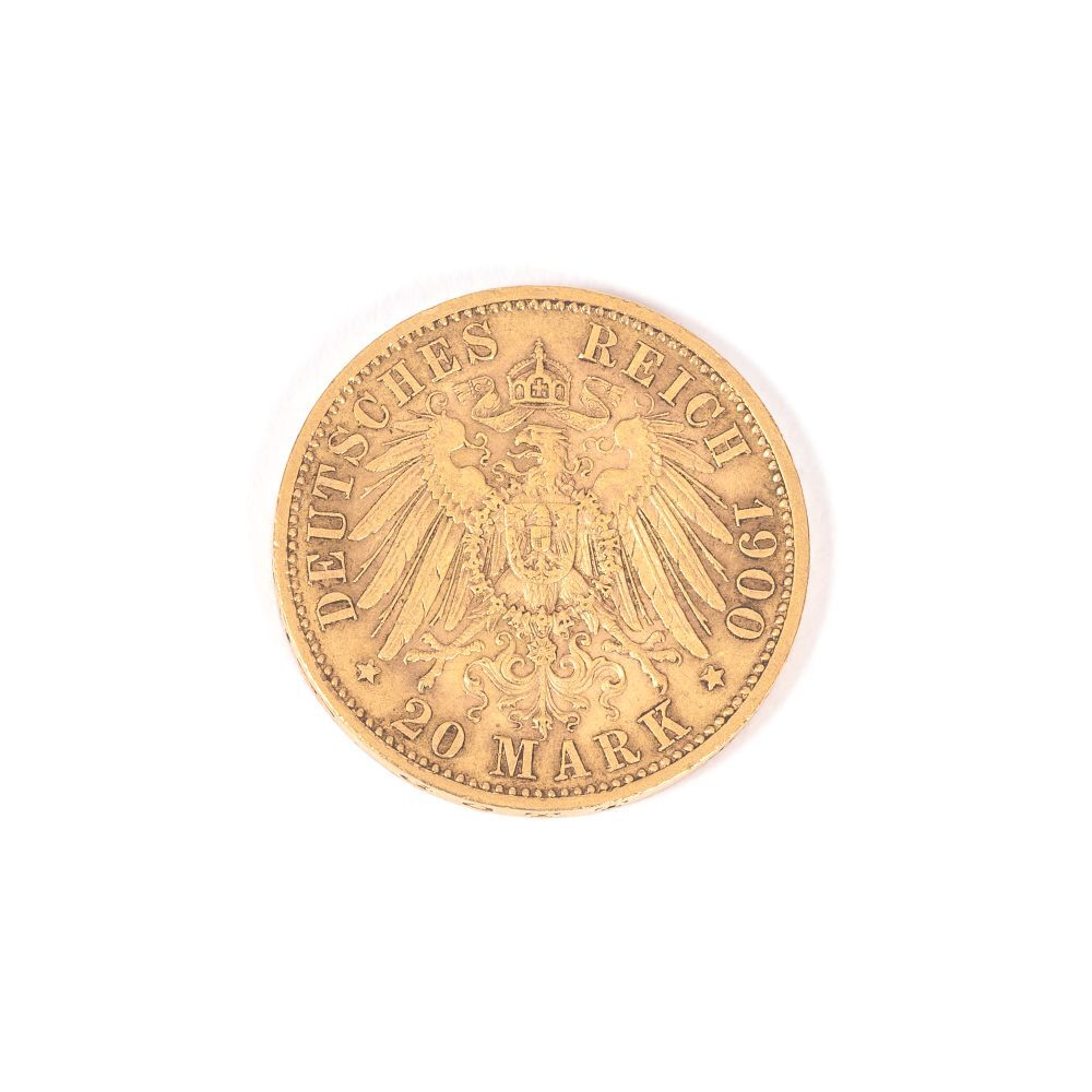 Satz von 12 Goldmünzen '20 Mark Deutsches Reich' - Bild 8