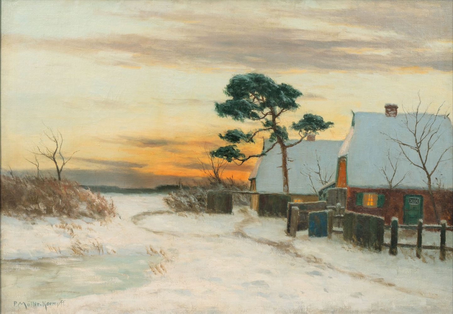 Paul Müller-Kaempff - Winter Evening Winter Evening