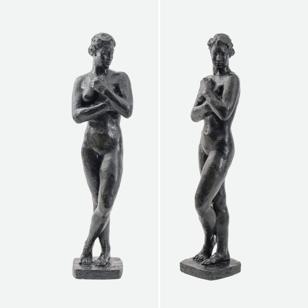 Georg Kolbe - Standing Female Nude with Crossed Leg Standing Female Nude with Crossed Leg