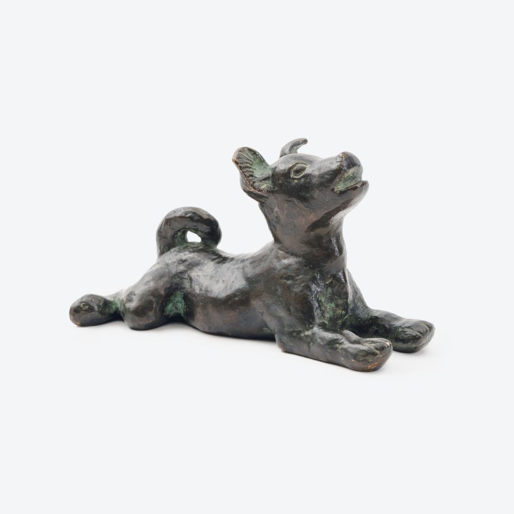 Renée Sintenis - Lying young dog Lying young dog