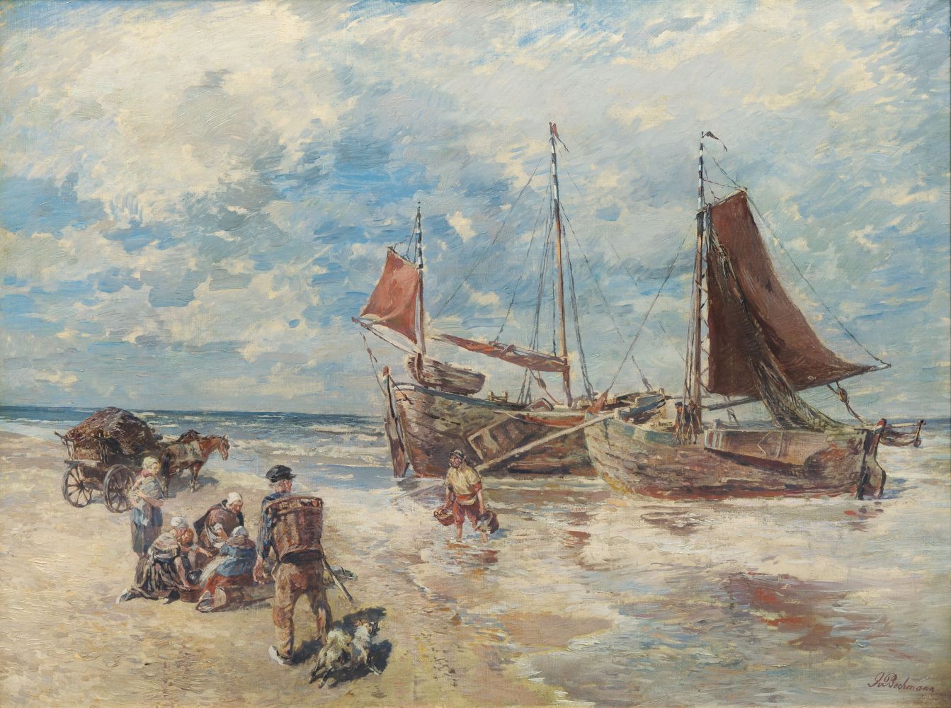 Fishermen on the Curonian Coast