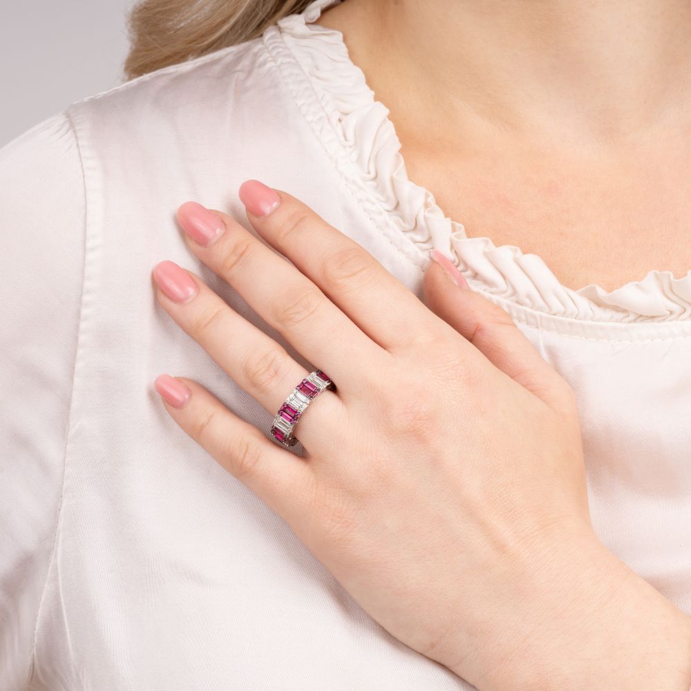 A Memory Ring with Rubies and Diamonds - image 2