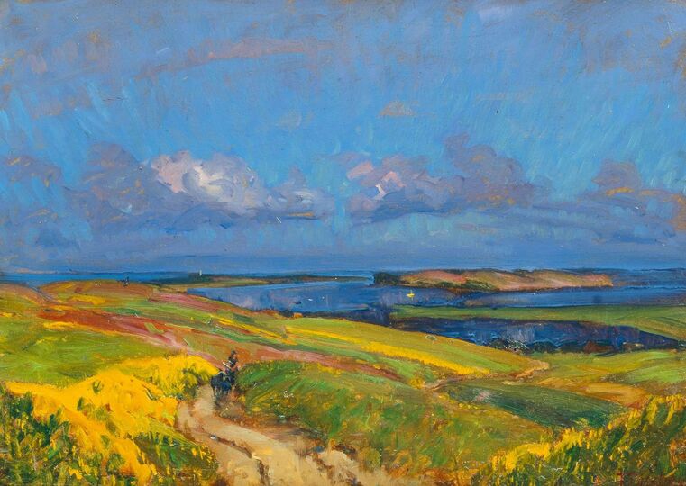 View from Gager onto Thiessow