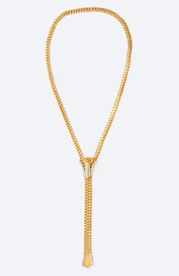 An extraordinary 'Zip' Gold Necklace with Diamonds