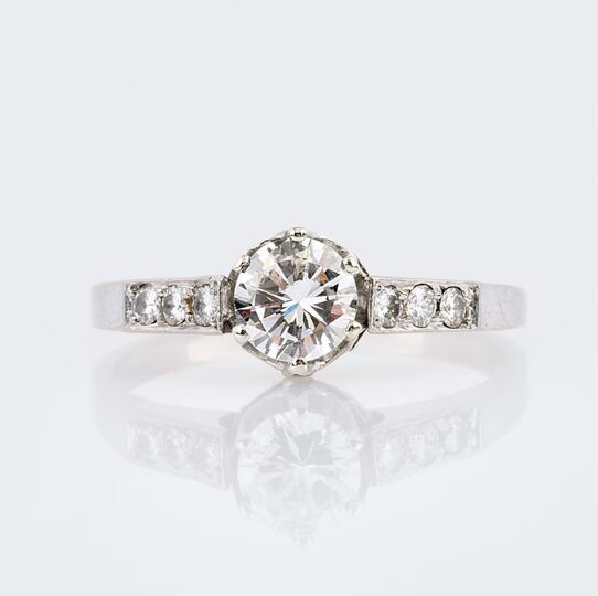 A Solitaire Diamond Ring