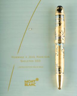 A Limited Edition Fountain Pen Sceleton 'Hommage à John Harrison'