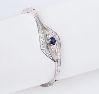 Saphir-Brillant-Armband