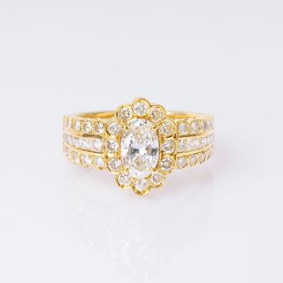 Diamant-Brillant-Ring