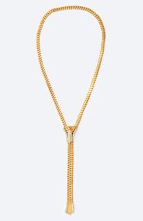An extraordinary 'Zip' Gold Necklace with Diamonds