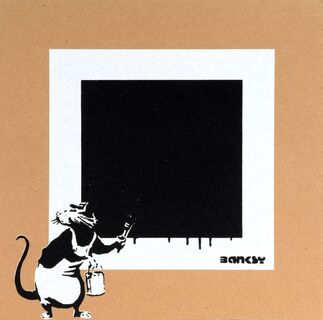 Rat with Black Square