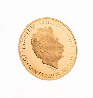 A Gold Medal 'Johann Strauß'