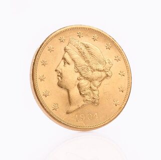 Goldmünze '20 Dollar American Liberty Head 1904'