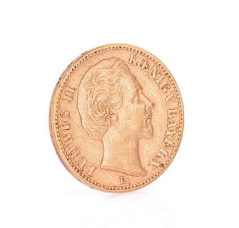 Zwei Goldmünzen '20 Mark Deutsches Reich'