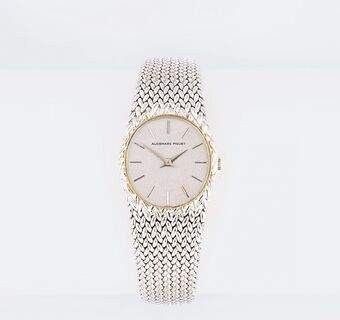 A Lady's Wristwatch 'Ellipse Or Blanc'