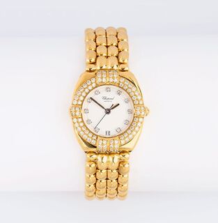 A Lady's Wristwatch with Diamonds 'Gstaad'
