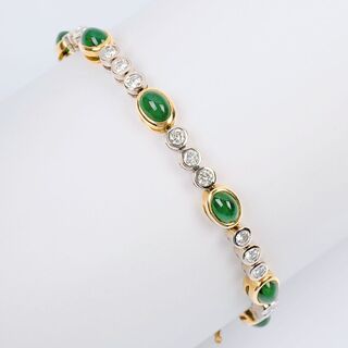 An Emerald Diamond Bracelet