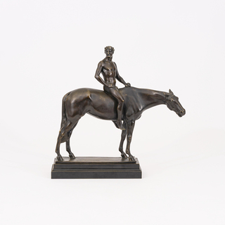 A Male Nude on Horseback