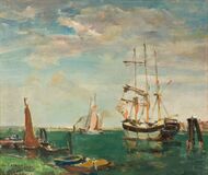 Boats in a Harbour - image 1