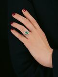 An Emerald Diamond Ring - image 2