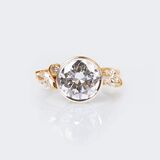 A highcarat Solitaire Diamond Ring - image 1