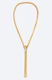 Außergewöhnliches 'Zip'-Goldcollier mit Brillant-Besatz - Bild 1