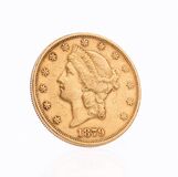 A Gold Coin '20 Dollar American Liberty Head 1879' - image 1