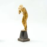 A Chryselephantine Figure 'Drinking Woman' - image 2