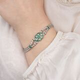Smaragd-Diamant-Armband - Bild 2