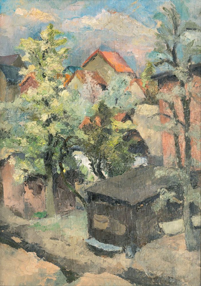Eduard Bargheer - Frühling in Finkenwerder Frühling in Finkenwerder