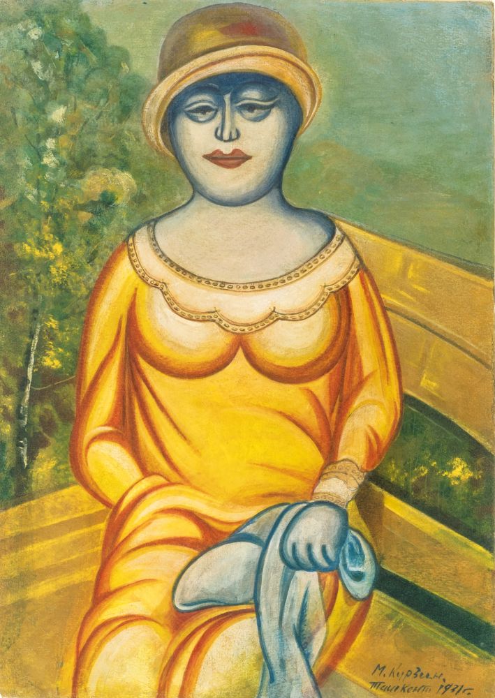 Michael Ivanovich Kursin - Blue Woman Blue Woman