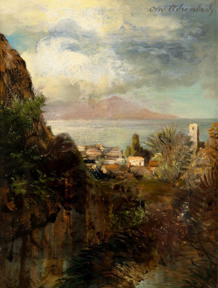 Oswald Achenbach - Motiv aus Süditalien Motiv aus Süditalien