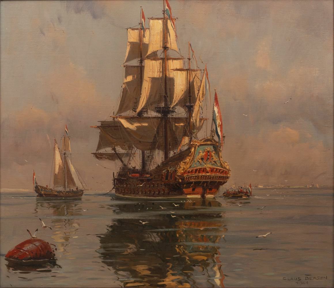 Claus Bergen - A VOC East India Man A VOC East India Man