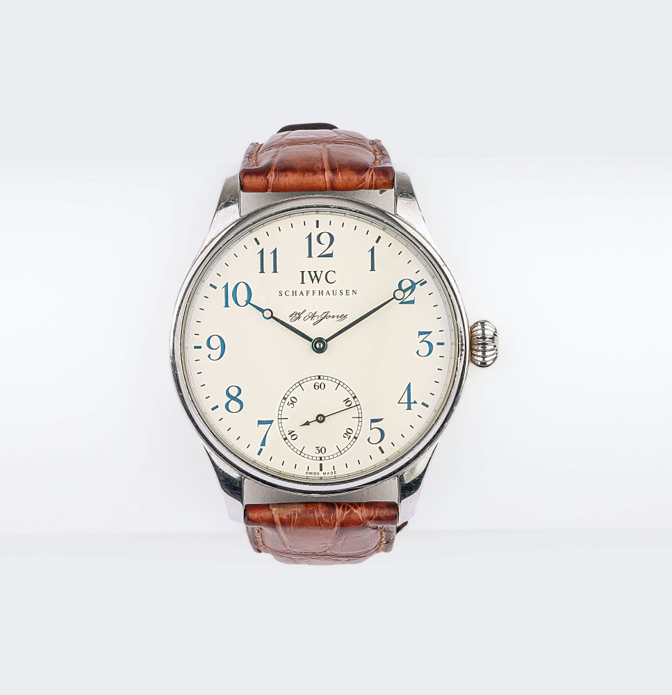 IWC - International Watch Co. - A Gentlemen's Wristwatch 'Portugieser F.A. Jones' in limited Edition A Gentlemen's Wristwatch 'Portugieser F.A. Jones' in limited Edition