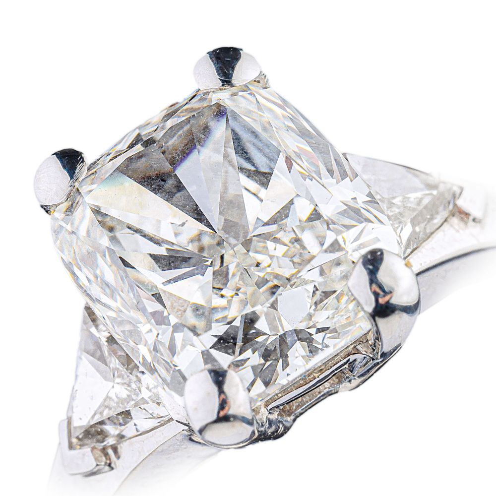 Hochkarätiger Solitär-Diamant-Ring - Bild 3